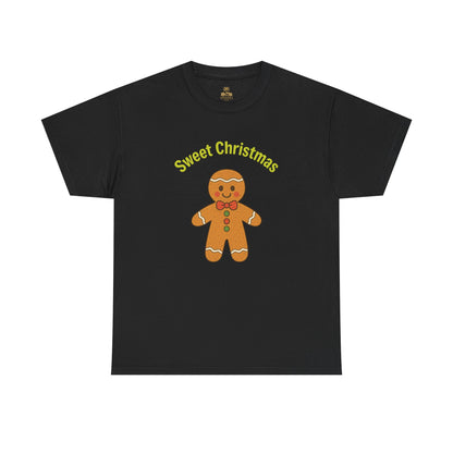 Gingerbread 'Sweet Christmas' Tee - Festive Holiday Kids & Adult Christmas T-Shirt