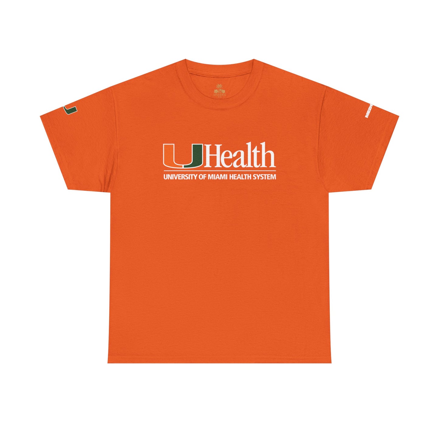 UHealth University of Miami Health System Orange Tee — Medical Staff/Alumni T-Shirt