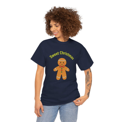 Gingerbread 'Sweet Christmas' Tee - Festive Holiday Kids & Adult Christmas T-Shirt