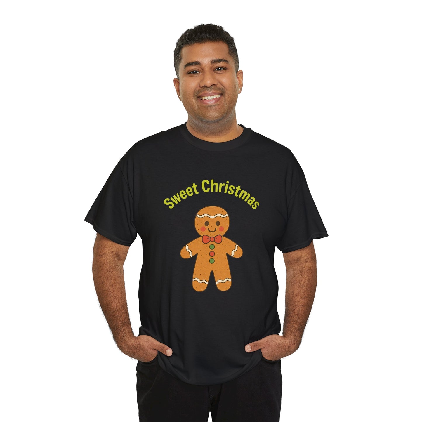 Gingerbread 'Sweet Christmas' Tee - Festive Holiday Kids & Adult Christmas T-Shirt