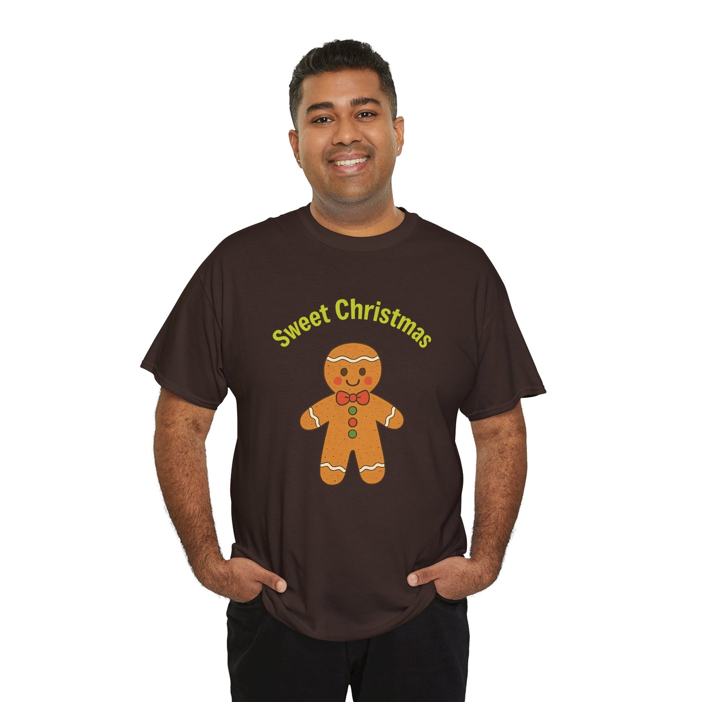 Gingerbread 'Sweet Christmas' Tee - Festive Holiday Kids & Adult Christmas T-Shirt
