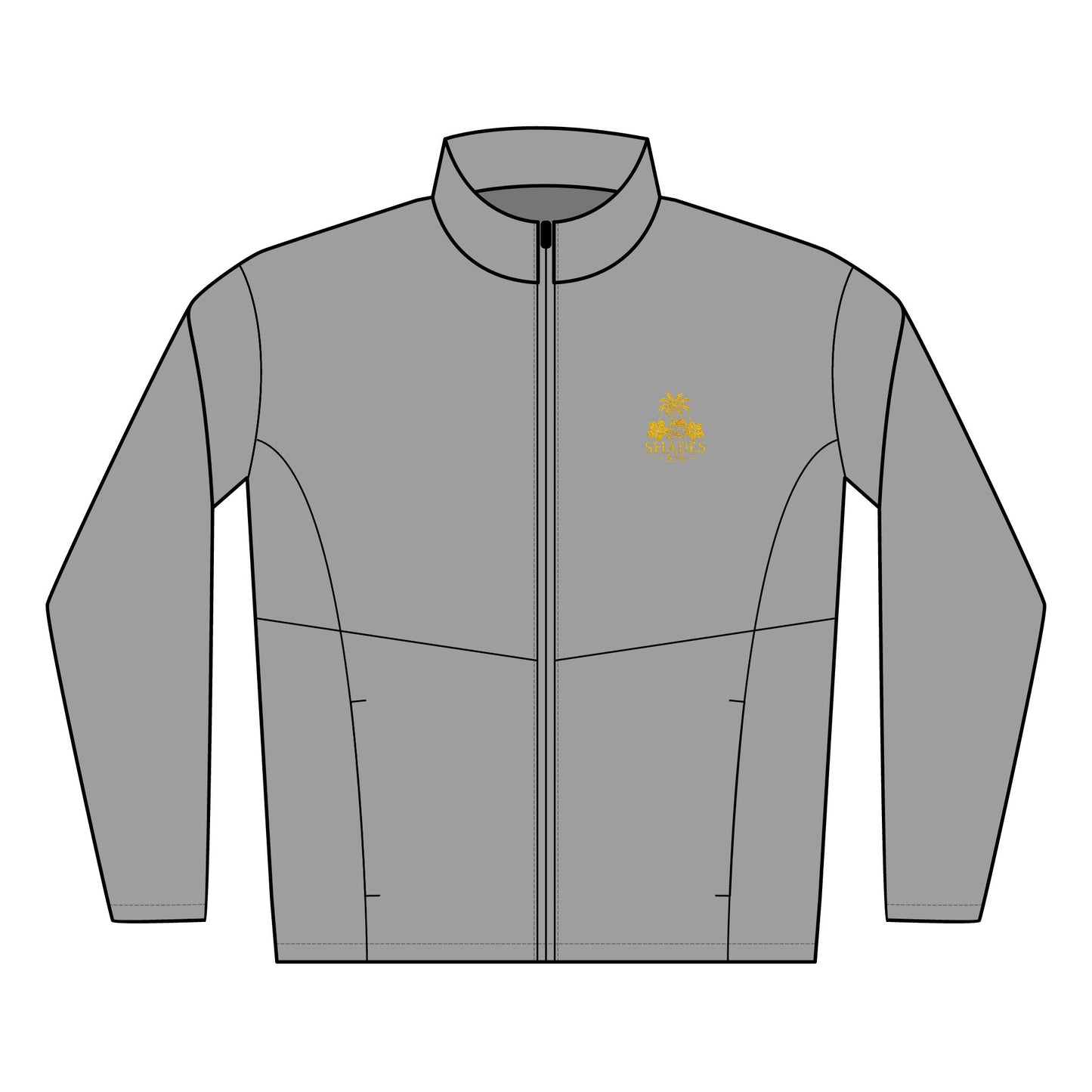 Embroidered Soft Shell Jacket – Men's Lightweight Windproof Coat