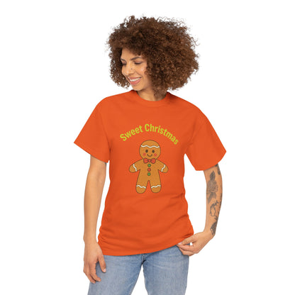 Gingerbread 'Sweet Christmas' Tee - Festive Holiday Kids & Adult Christmas T-Shirt